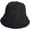 Black, variant on CoCopeaunts Bucket Hat for Women Lamb Plush Fisherman Hat Fashion Solid Color Pleated Bucket Caps Literary Leisure Big Brim