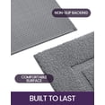 thumbnail image 4 of Bathroom Rugs Washable Non Slip Bath Mat for Shower Floor, Absorbent Quick Dry Bathmat with Rubber Backing, Ultra Soft Plush Carpet for Tub, 4 of 7