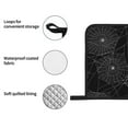 thumbnail image 5 of Spider Web Silhouette Halloween 4Pcs Oven Mitts and Pot Holders Sets Oven Kitchen Gloves Hot Pads for Cooking BBQ Baking Grilling, 5 of 7