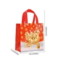 thumbnail image 2 of Adornos navideños, adornos navideños, regalos navideños. Bolso de mano negro navideño, bolsa de compras no tejida, regalo navideño, bolsa de embalaje para regalo. Bolsos no tejidos., 2 of 5