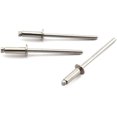 thumbnail image 1 of GHSDFBB Stainless Steel Blind Rivets 1/8"x3/16" (4-3) Open End Type Pop Rivet Grip Range 1/8-3/16 inch (50 pack), 1 of 3