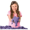 thumbnail image 4 of Kinetic Sand, Sandbox Playset with 1lb of Purple and 3 Molds, for Ages 3 and up, 4 of 8