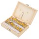 thumbnail image 1 of Kit de Brocas para enrutador de 15 piezas, kit de brocas para enrutador de carburo cementado con caja de almacenamiento, Herramientas de carpintería para, 1 of 7