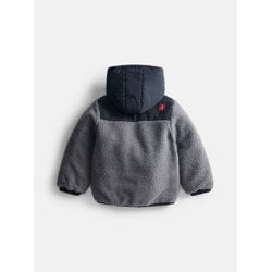 Spider-Man Boys’ Faux Shearling Jacket with Hood, Sizes XS-XL