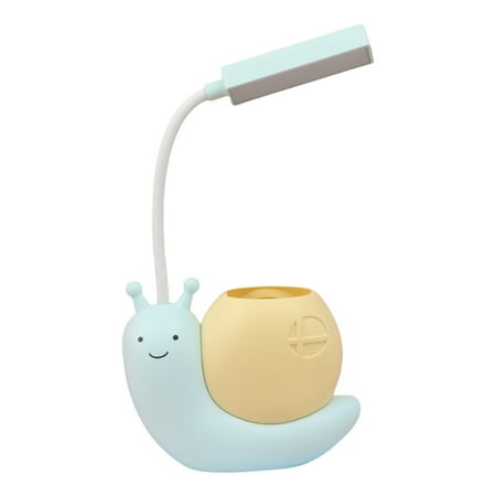 

GoldHub Night Light Adorable Appearance Energy-saving Plastic Snail-Shaped LED Night Lamp with Pen Storage Box for Home