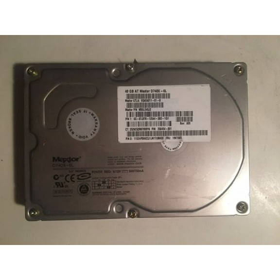 HDD, 40GB, VQ40A011-01-B MX6L040J2, TFZXX AVQ3 0580,(4040)