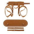 thumbnail image 4 of Conjunto de Piezas de de material cuero PU, de Tejer DIY, Accesorios para s de - marrón Salvador Bolso de la PU que hace piezas, 4 of 8