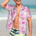 thumbnail image 5 of Picia Sunflower Rabbit Gentle Cotton Regular Fit Short Sleeve Casual Hawaiian Shirt for Men-XX-Large, 5 of 9