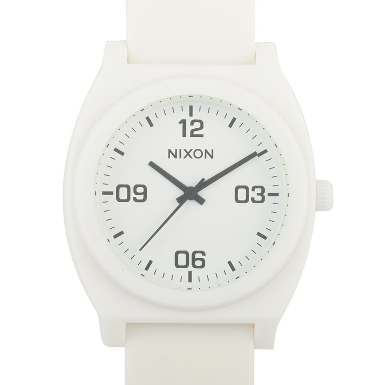 Nixon Men s A1248 3009 Time Teller P Corp Watch White 40mm Stainless Steel