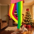 thumbnail image 5 of successthop Mardi Gras Leggings for Women Rainbows Stripe Soft Sleepwear Comfortable Pants Colorful Winter Shapewear S, 5 of 6