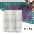 thumbnail image 2 of BQuilt Regla de corte Acrílico Diy Artesanía Patchwork Costura Plantilla 6/12 pulgadas, 2 of 5