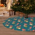 thumbnail image 6 of Picia Frog and Mushrooms Print Christmas Tree Skirt , Christmas Tree Skirt Ornaments for Merry Christmas Holiday Party Decorations Indoor Outdoor-36", 6 of 7