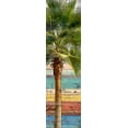 thumbnail image 2 of Franklin 12x32 White Modern Wood Framed Museum Art Print Titled - Palm Plank III, 2 of 4
