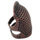 thumbnail image 5 of Matsuzay Protector de punta de dedo, dedal, de trabajo manual, manualidades, accesorios de artesanía ajustables, profesional, rojo oscuro M Type2 NO2, 5 of 6