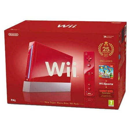 Refurbished Wii Hardware Bundle Red
