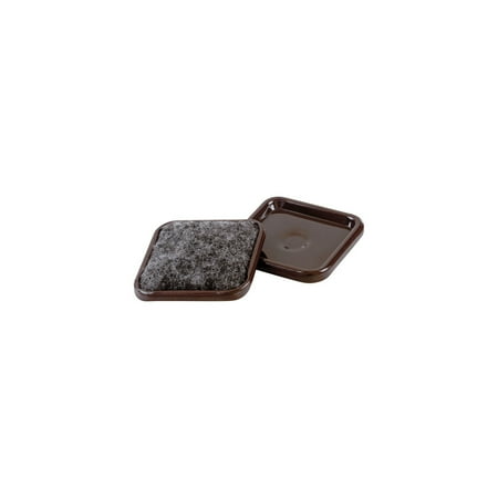 

Shepherd Metal Caster Cups Brown Square 4 pk