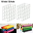 thumbnail image 6 of Wuweikeji Home Organization,Removable 16/32 Hole Vinyl Roll Holder Acrylic Wrapping Paper Storage Rack, 6 of 6
