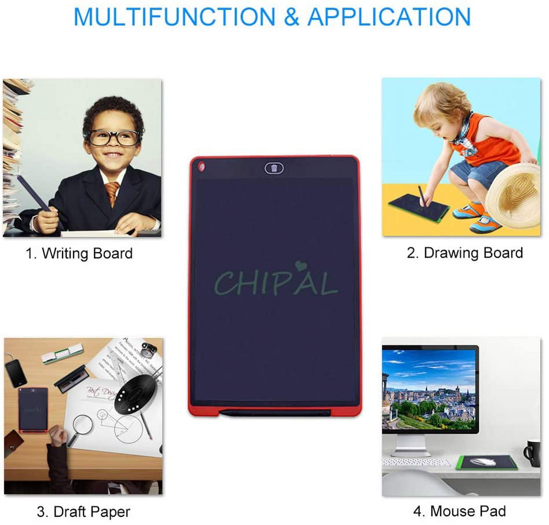 Zhehao 12 Pcs LCD Writing Tablet for Kids 12 Inch Doodle Board