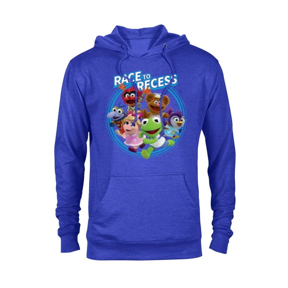 Disney Muppet Babies Race to Recess - Pullover Hoodie for Adults -Customized-Royal Heather