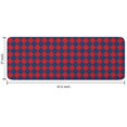 thumbnail image 7 of Red Blue Checkered Pattern Kitchen Rug Mat,Kitchen Runner Rugs Non Skid Washable,Decorative Kitchen Floor Mats for Kitchen,Sink,Laundry,17"x47.2", 7 of 7