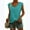 Mint Green, variant on QUINDOS Womens Tank Tops Gym Black Fashion Causal V-Neck Printing Solid Blouse Sleeveless T-Shirt Summer Tops Camisoles for Women Plus Size