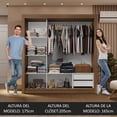 thumbnail image 5 of Ropero Closet Madesa 3 Puertas 3 Espejos MM 01, 5 of 5