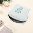 thumbnail image 3 of Unique Bargains 1 Pc Letter F Pattern Makeup Bag for Travel White Corduroy, 3 of 6