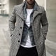 thumbnail image 3 of Abrigo largo de lana cálido para hombre, chaqueta de invierno, abrigo de invierno, chaqueta informal de negocios de corte entallado, abrigo grueso y cálido a prueba de viento, estampado de, 3 of 5
