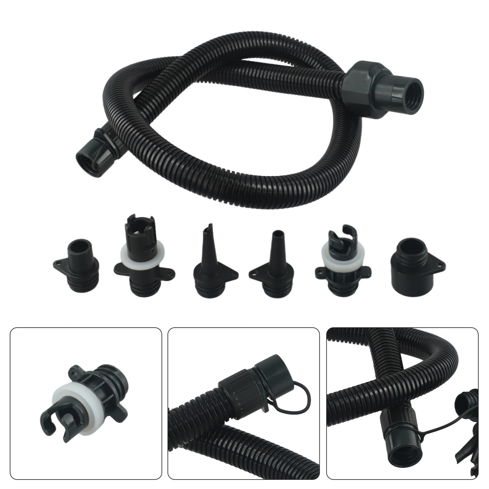 BCLONG Inflatable Air Hose Nozzle Kit for 20PSI for Kayak Air Pump Tube Accessories Adaptor