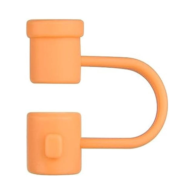 Straw Accessory Set for Silicone – Reusable Drinking Straw Tips Compatible With 6 8mm Sizes Ideal for Travel Picnics Fitness Parties Decoration and More