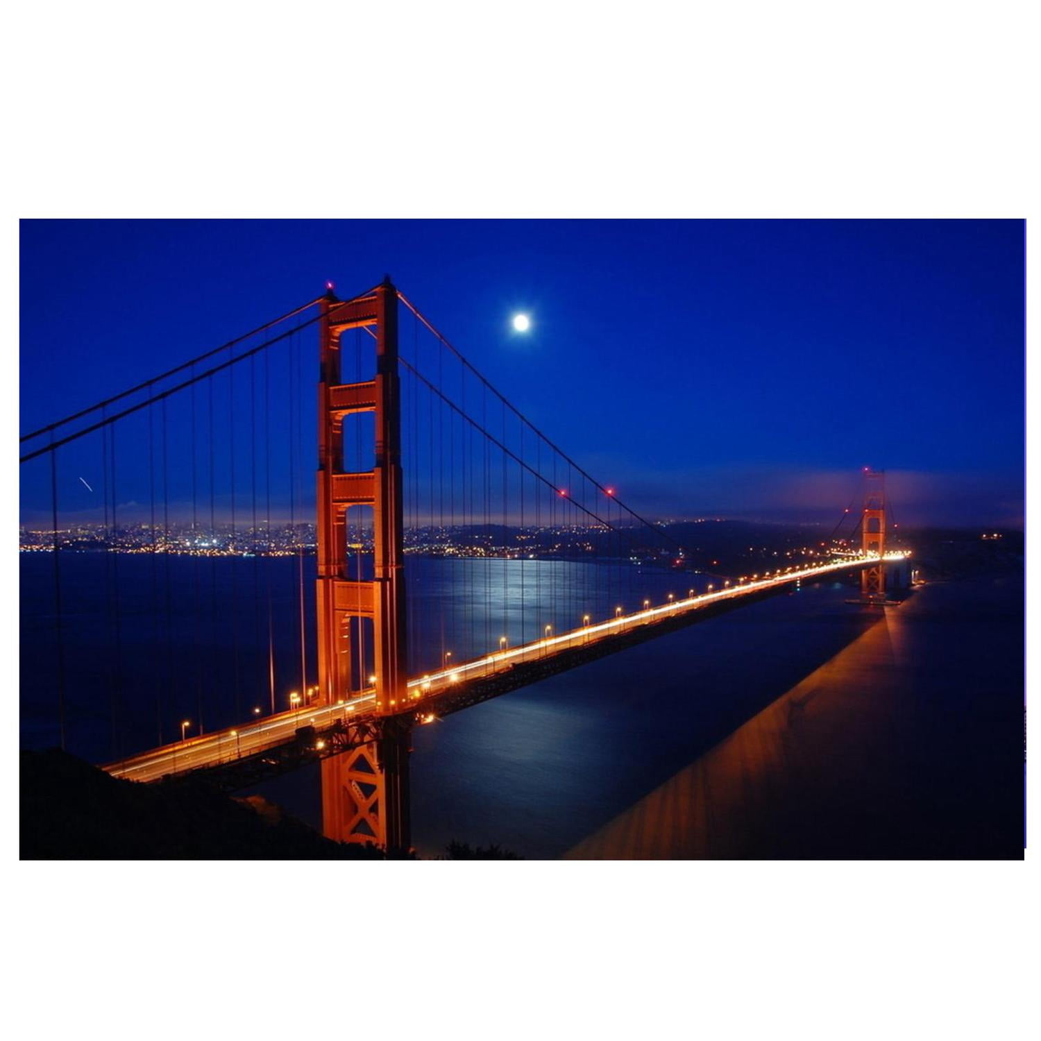 Gordon 32021269 15 75 X 23 5 In Led Lighted Famous San Francisco Golden Gate Bridge Canvas Wall Art Walmart Canada