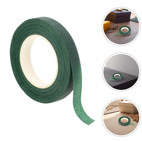 ROSENICE 3Pcs Heavy Duty Green Masking Tape for Indoor Plant Accessories and Bouquets