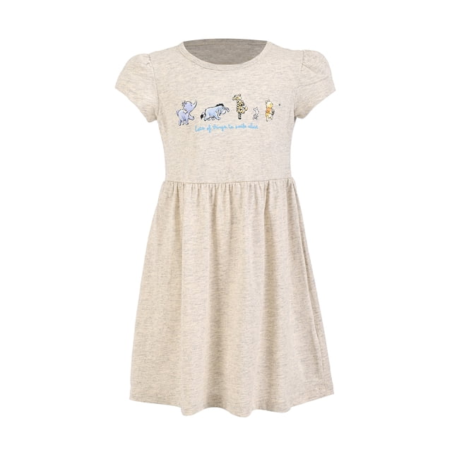 Vestido Winnie The Pooh para Niña Estampado Gris Talla 3