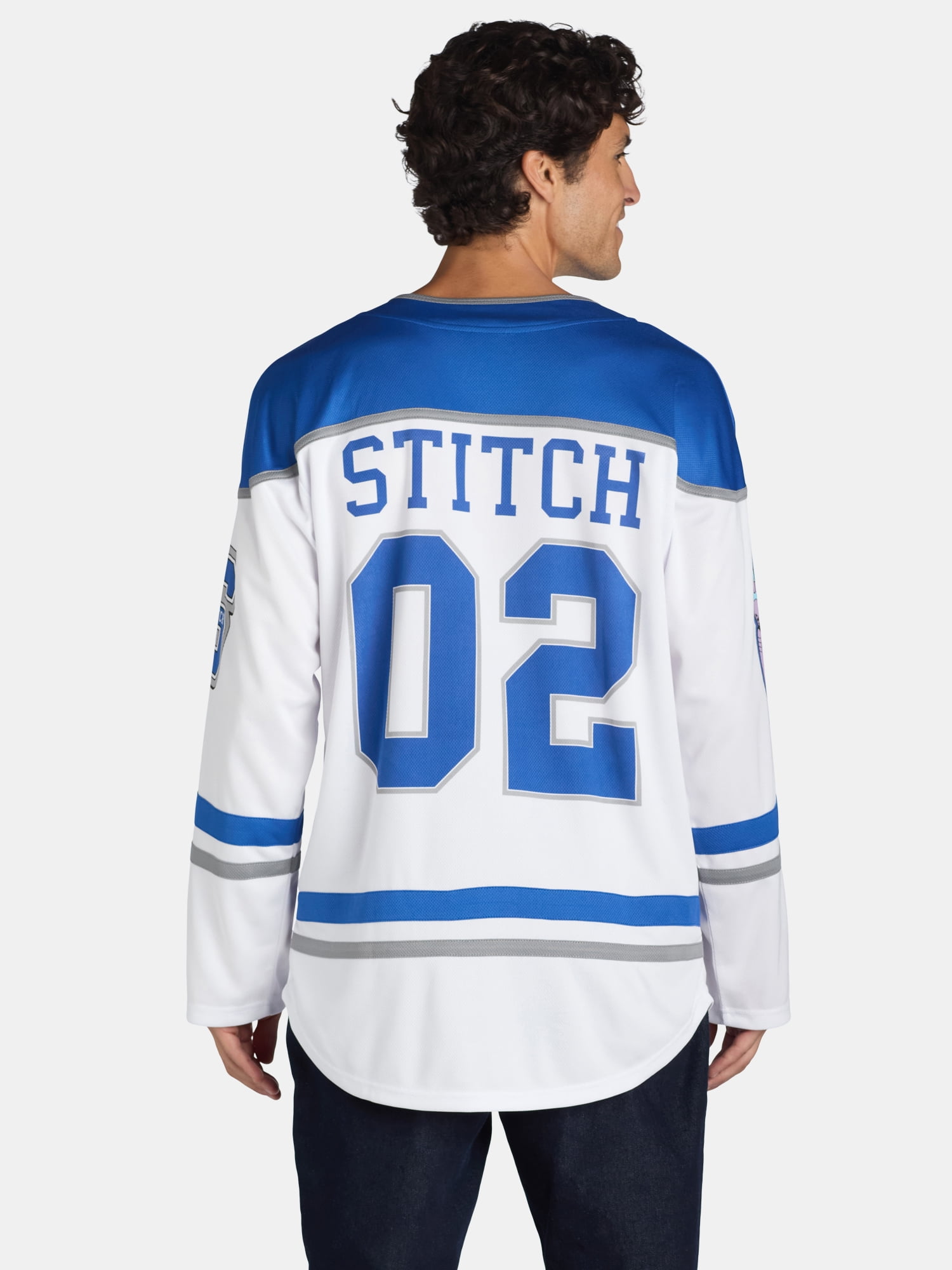 Disney Stitch men's Graphic Hockey Jersey - Sizes XS-3XL