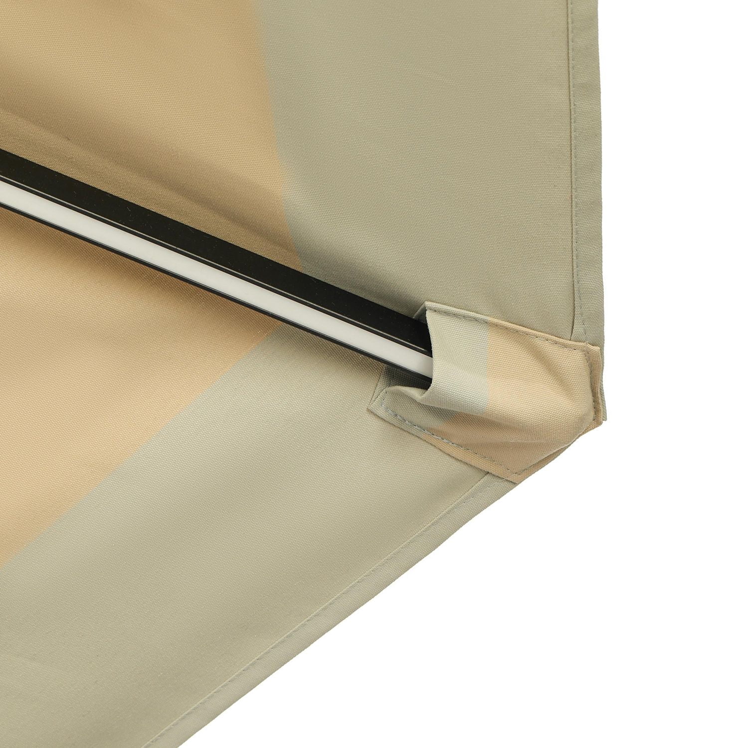 Parasol de marché octogonal Calypso II Fiesta de 11 pieds avec bande led solaire - Breez-Tex