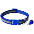 thumbnail image 2 of 2-Pack Footprint & Reflective Cat Collar with Bell Basic Dog Cat Collar Buckle Adjustable Polyester Cat Dog Collar or Seatbelts, 2 of 3