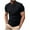 Black, variant on cfhntfmh Mens Short Sleeve T Shirt Summer Muscle Slim Fitted Crewneck Tees Shirts for Gym Workout Solid Color Textured Shirts
