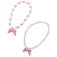 thumbnail image 4 of 2 Pcs Collier Perlé Exquis Papillons Collier Enfants Collier Fête Enfant, 4 of 5
