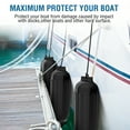 thumbnail image 4 of 4 Pcs Boat Fenders, Reinforcedd Double Eyelets Marine Boat Bumpers with Ropes & Pump, 4 of 7
