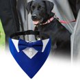 thumbnail image 3 of CBFFDC Serviette Triangle pour Animaux de Compagnie Douce Confortable Collier pour Animaux de Compagnie Finition Soignée Design à Boucle Réglable Nœud Papillon Ensemble pour Chien Bavoir Triangle Fournitures pour Animaux de Compagnie Chien, 3 of 7