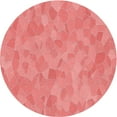 thumbnail image 1 of Ahgly Company Indoor Round Patterned Light Coral Pink Area Rugs, 6' Round, 1 of 6