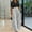Black, variant on Summer 2 Piece Sets for Women Fashion Casual Short Sleeve V Neck Tops Matching Print Wide Leg Pants Set Business Suit
