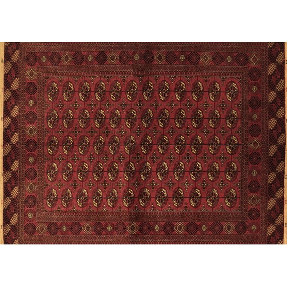 Ahgly Company Indoor Rectangle Southwestern Brown Country Area Rugs, 2' x 4'