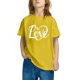 thumbnail image 4 of QTOCIO Toddler Girl Clothes, Summer Girls Shirts, Toddler Kids Boys Girls Halloween Print T-shirt Fashion Cute Round Neck Print Short Sleeve Top, Yellow, 9 Years, 4 of 4