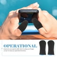 thumbnail image 2 of OFFIGAM 10 Pairs Knit Finger Sleeves for Gaming with Sweat Resistance, Comfort, Breathable Fit, and Improved Grip Performance, 2 of 8