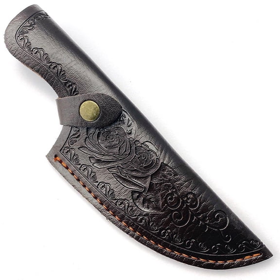 vlrwzc PU Leather Knife Sheath Knives Leather Holder Sheaths Scabbard Pouch Bag for Leisure and Kitchen EDC Camping Outdoor Tool