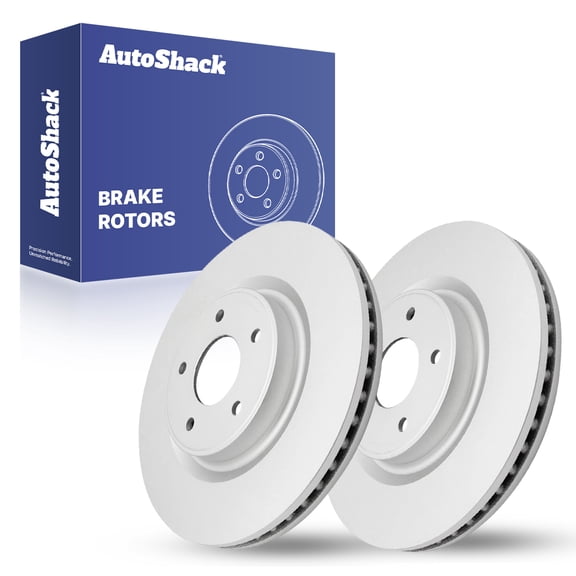 AutoShack Front Brake Rotors for Nissan & INFINITI, Murano 2015-2024 Pathfinder 2013-2020 QX60 2014-2020, AWD FWD 4WD L4 2.5L V6 3.5L - Coated - ArmorStop - 12.6" (320 mm), 5-Lug