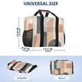 thumbnail image 2 of FORMRS Tote Bag for Women Large Capacity Canvas Travel Foldable Carry On Shopping Handbag, Abstract Shapes, 2 of 8