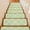 Green, variant on Light Blue Plaid Stair Treads Non Slip for Steps Rustic Farmhouse Abstract 10 Pcs Reusable Adhesive Stair Runner Mats for Dogs Elders Carpet Treads Rugs for Staircase 8x30 In