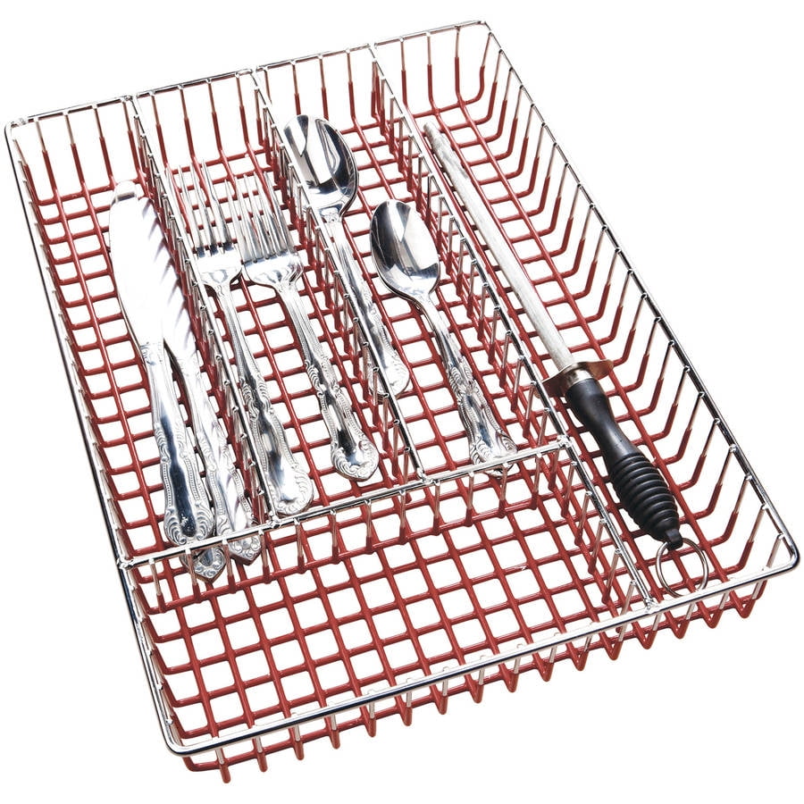 large cutlery tray Red 